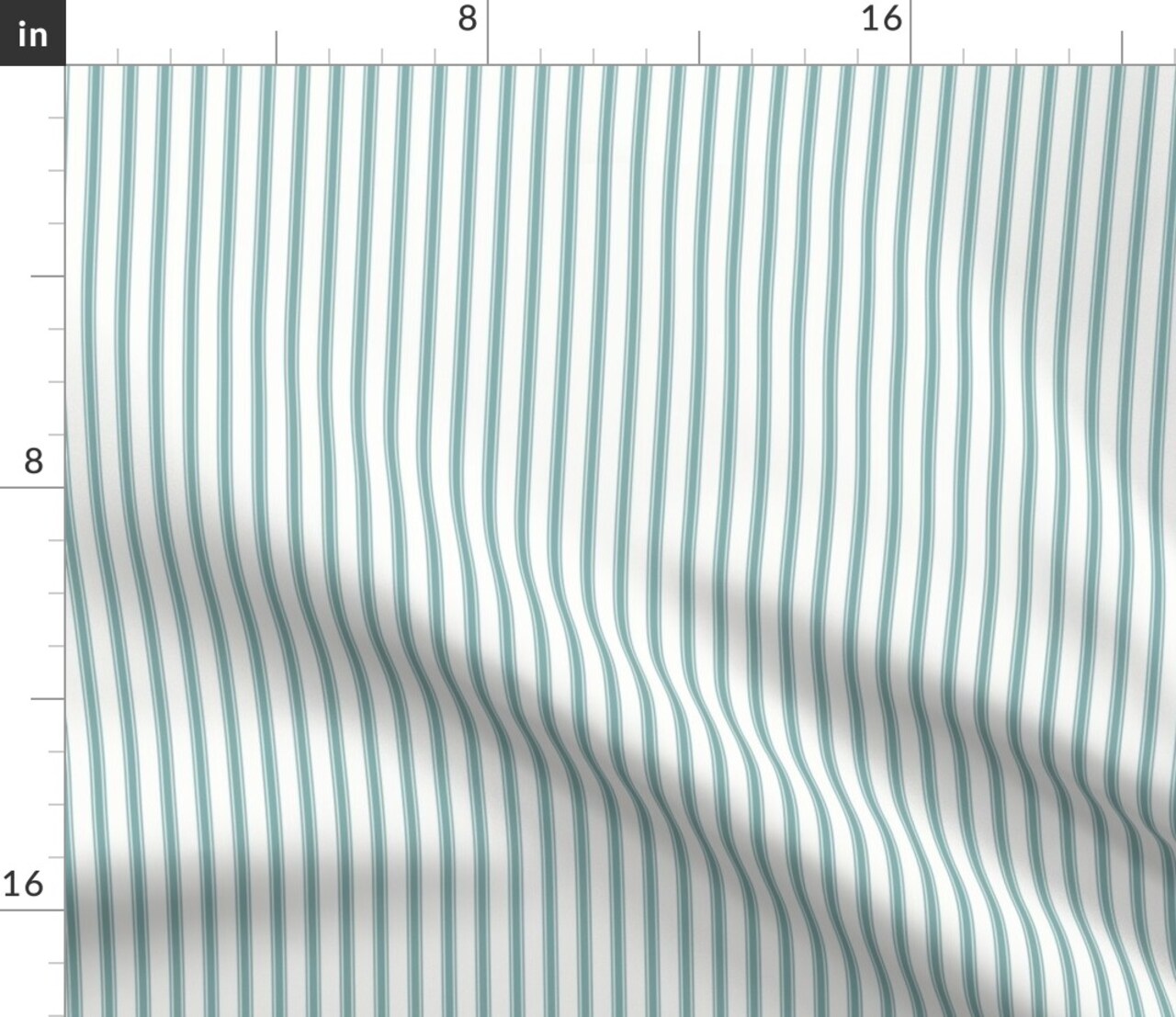 Coastal Stripes Modern Lines Classic Vertical Line Minimalist Pinstripe Farmhouse Custom Printed Fabric by Spoonflower Various Fabrics by the Yard or Fat Quarter
